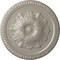 Ekena Millwork Richmond Ceiling Medallion (Fits Canopies up to 2 5/8"), Hand-Painted Pearl White, 18"OD x 1 3/8"P CM18RIPWS - alternate 1